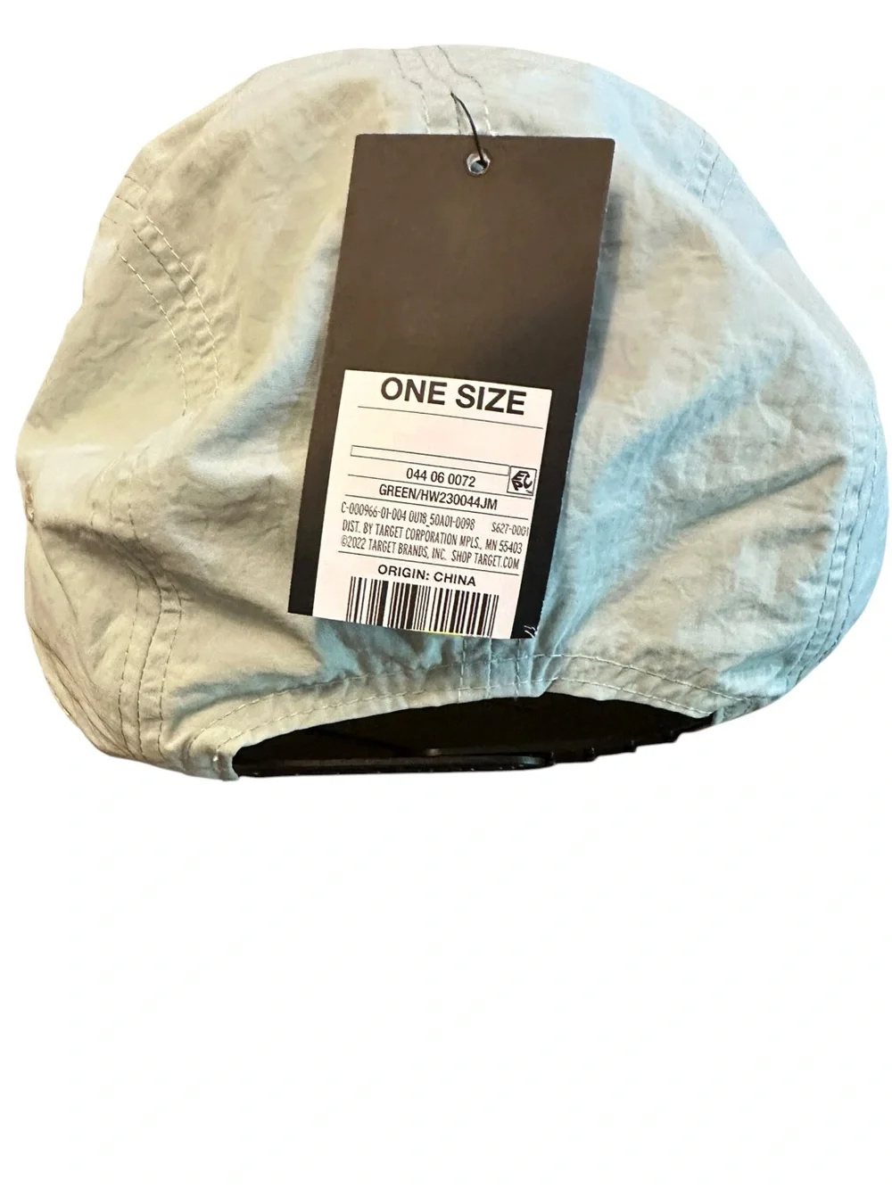 Original Use Mint Green Nylon Snapback Hat Lightweight One Size NWT